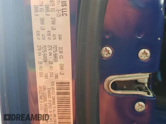 2015 Ram 1500 Outdoorsman with VIN 1C6RR6LT0FS692383, listed as a Copart auction lot 64079425 with 184,681 mi miles and Clean title. Bid and sale history available at DreamBid. Image 12.