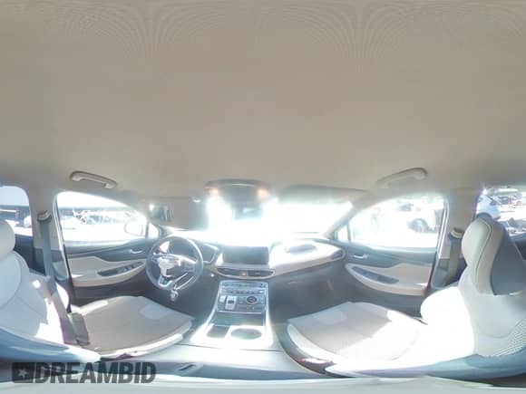 2023 Hyundai Santa Fe Blue with VIN 5NMS2DA11PH020186, listed as a Copart auction lot 57725695 with 10,968 mi miles and Salvage title. Bid and sale history available at DreamBid. Image 14.