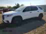 2019 Chevrolet Traverse Premier with VIN 1GNERKKWXKJ280314, listed as a Copart auction lot 84632085 with 123,786 mi miles and Salvage title. Bid and sale history available at DreamBid. Image 1.