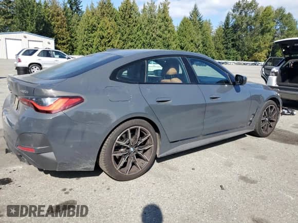 2022 BMW 4 Series 430i с VIN WBA63AV0XNFM94627, выставлен на аукционе Copart как лот 81317015 с пробегом 44 075 миль миль и Списание • Salvage title. История ставок и продаж доступна на DreamBid. Изображение 3.