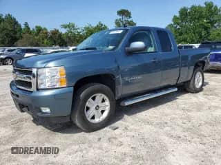 2011 Chevrolet Silverado 1500 LTZ with VIN 1GCRKTE33BZ439522, listed as a Copart auction lot 59440845 with 51,412 mi miles and Salvage title. Bid and sale history available at DreamBid. Image 1.