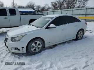 2013 Chevrolet Cruze 1LT with VIN 1G1PD5SB1D7225242, listed as a Copart auction lot 44714395 with 261,470 mi miles and Salvage title. Bid and sale history available at DreamBid. Image 1.