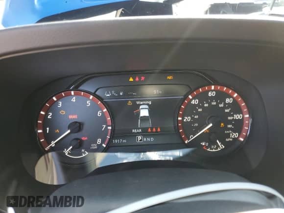 2025 Nissan Frontier Pro-4X with VIN 1N6ED1EK5SN632702, listed as a Copart auction lot 63164255 with 1,917 mi miles and Salvage title. Bid and sale history available at DreamBid. Image 9.