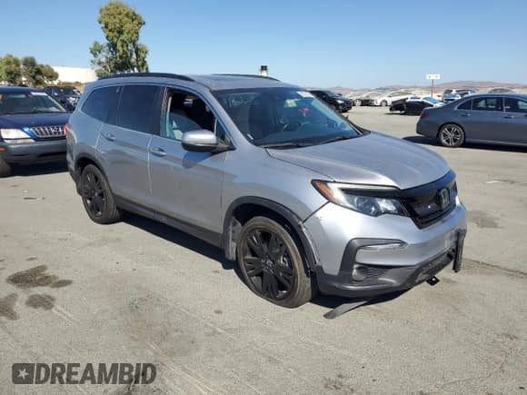 2022 Honda Pilot Special Edition с VIN 5FNYF5H22NB024006, выставлен на аукционе Copart как лот 80570935 с пробегом 26 782 миль миль и Списание • Salvage title. История ставок и продаж доступна на DreamBid. Изображение 4.