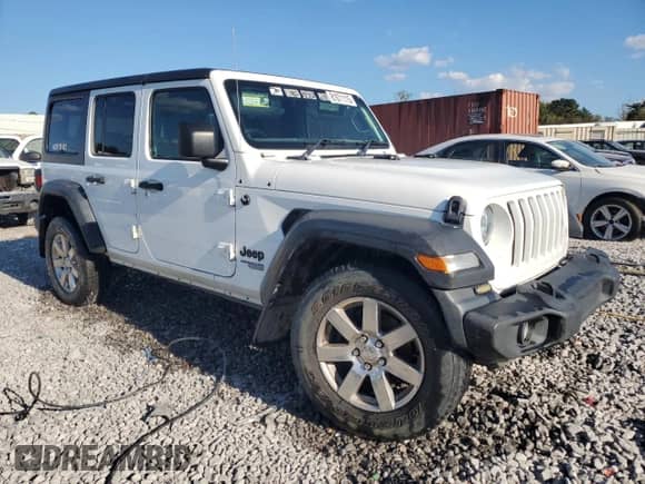 2021 Jeep Wrangler Unlimited Sport с VIN 1C4HJXKN9MW652250, выставлен на аукционе Copart как лот 81671115 с пробегом 68 743 миль миль и Списание • Salvage title. История ставок и продаж доступна на DreamBid. Изображение 4.