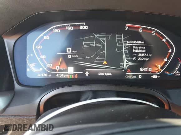 2021 BMW 3 Series 330i xDrive z VIN 3MW5R7J02M8B78049, wystawiony jako Copart lot #71387885 z przebiegiem 36 496 mil mil oraz Szkoda całkowita • Salvage title. Historia ofert i sprzedaży dostępna na DreamBid. Obrazek 9.