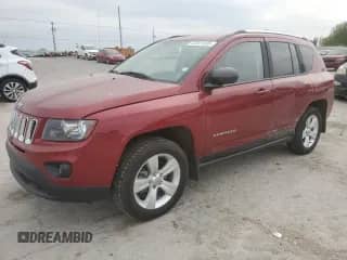 2014 Jeep Compass Sport z VIN 1C4NJCBB0ED865621, wystawiony jako Copart lot #52941835 z przebiegiem 93 487 mil mil oraz Szkoda całkowita • Salvage title. Historia ofert i sprzedaży dostępna na DreamBid. Obrazek 1.