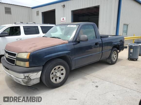 2007 Chevrolet Silverado 1500 Work Truck with VIN 1GCEC14X97Z176075, listed as a Copart auction lot 59657725 with 246,700 mi miles and Salvage title. Bid and sale history available at DreamBid. Image 1.