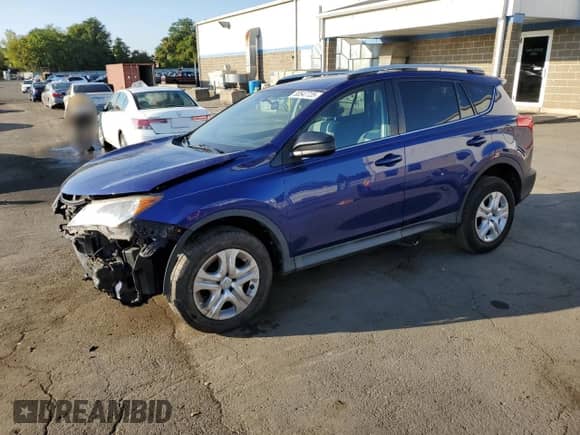 2015 Toyota RAV4 LE with VIN 2T3BFREV4FW398897, listed as a Copart auction lot 80547725 with 78,258 mi miles and Salvage title. Bid and sale history available at DreamBid. Image 1.