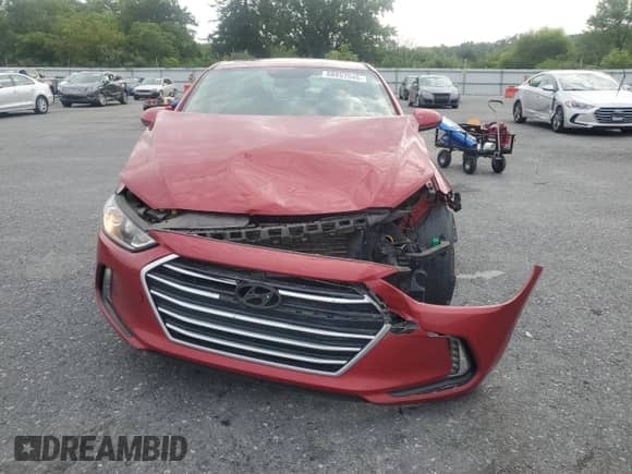 2017 Hyundai Elantra Value Edition with VIN KMHD84LF5HU237455, listed as a Copart auction lot 68857545 with 127,583 mi miles and Salvage title. Bid and sale history available at DreamBid. Image 5.