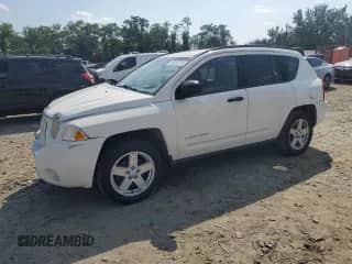 2007 Jeep Compass Sport with VIN 1J8FT47W27D119053, listed as a Copart auction lot 66326715 with 140,065 mi miles and Salvage title. Bid and sale history available at DreamBid. Image 1.