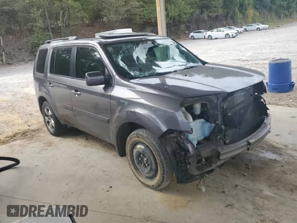 2014 Honda Pilot EX-L with VIN 5FNYF3H59EB006164, listed as a Copart auction lot 72018715 with 159,253 mi miles and Salvage title. Bid and sale history available at DreamBid. Image 4.