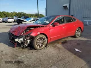 2020 Hyundai Sonata Limited с VIN 5NPEH4J2XLH024366, выставлен на аукционе Copart как лот 80807225 с пробегом 48 908 миль миль и На запчасти • Non repairable. История ставок и продаж доступна на DreamBid. Изображение 1.