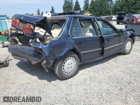 1991 Honda Accord LX z VIN JHMCB7651MC041128, wystawiony jako Copart lot #60575175 z przebiegiem 202 380 mil mil oraz Szkoda całkowita • Salvage title. Historia ofert i sprzedaży dostępna na DreamBid. Obrazek 3.