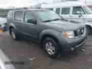 2005 Nissan Pathfinder SE with VIN 5N1AR18U55C760465, listed as a IAAI auction lot 41827578 with 236,946 mi miles and . Bid and sale history available at DreamBid. Image 1.