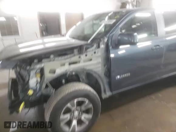 2019 Chevrolet Colorado 2WD Z71 with VIN 1GCGSDEA8K1202423, listed as a Copart auction lot 81507604 with 57,421 mi miles and Salvage title. Bid and sale history available at DreamBid. Image 14.