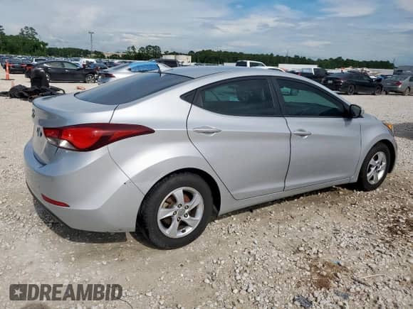 2014 Hyundai Elantra SE with VIN 5NPDH4AE0EH510676, listed as a Copart auction lot 62100725 with 163,663 mi miles and Salvage title. Bid and sale history available at DreamBid. Image 3.