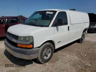 2004 Chevrolet Express Cargo с VIN 1GCHG35U641144809, выставлен на аукционе Copart как лот 58810505 с пробегом 148 153 миль миль и Списание • Salvage title. История ставок и продаж доступна на DreamBid. Изображение 1.
