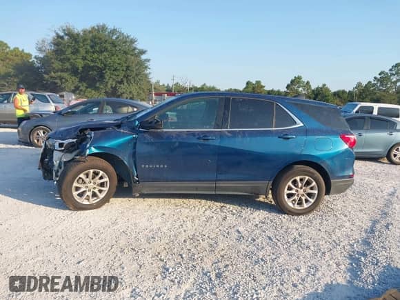 2020 Chevrolet Equinox LT with VIN 3GNAXKEV8LL325249, listed as a IAAI auction lot 43219594 with 87,715 mi miles and . Bid and sale history available at DreamBid. Image 15.