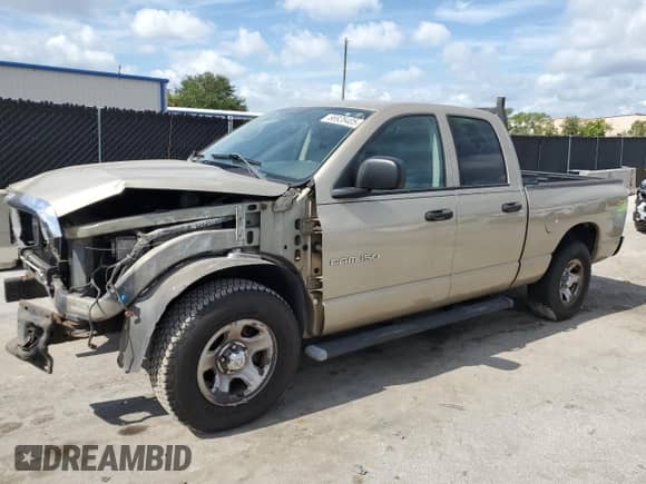 2003 Dodge 1500 ST with VIN 1D7HA18D73S271701, listed as a Copart auction lot 66928405 with 184,859 mi miles and Salvage title. Bid and sale history available at DreamBid. Image 1.