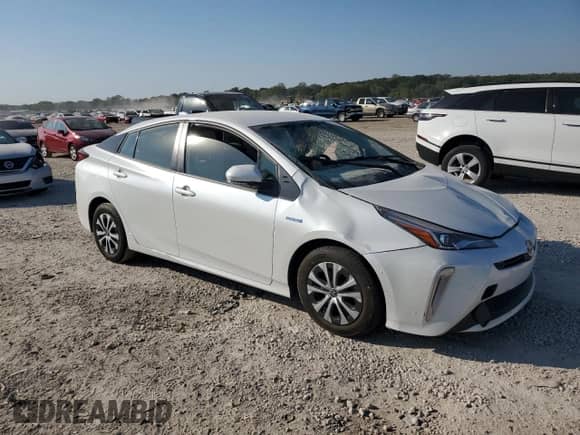 2021 Toyota Prius LE with VIN JTDL9MFU4M3023578, listed as a Copart auction lot 85115415 with Not provided miles and Salvage title. Bid and sale history available at DreamBid. Image 4.