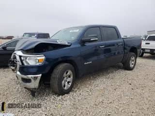 2020 Ram 1500 Big Horn with VIN 1C6RREFGXLN112379, listed as a Copart auction lot 42867315 with 47,993 mi miles and Salvage title. Bid and sale history available at DreamBid. Image 1.