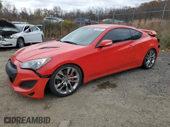 2014 Hyundai Genesis Coupe Grand Touring с VIN KMHHU6KJ9EU116034, выставлен на аукционе Copart как лот 80573814 с пробегом 150 324 миль миль и Списание • Salvage title. История ставок и продаж доступна на DreamBid. Изображение 1.