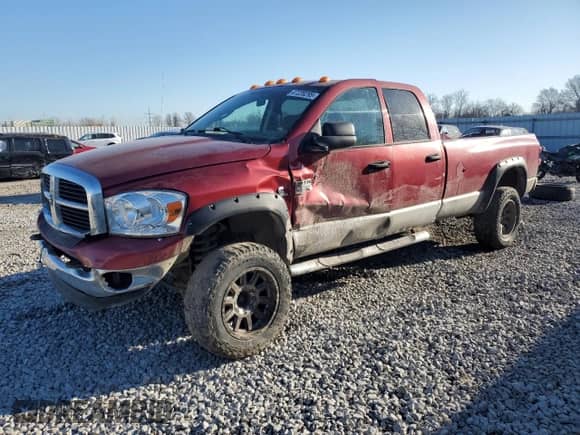 2007 Dodge 2500 SLT with VIN 3D7KS28C87G723054, listed as a Copart auction lot 47220295 with 262,086 mi miles and Salvage title. Bid and sale history available at DreamBid. Image 1.