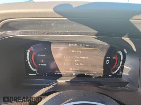 2022 Nissan Pathfinder Platinum with VIN 5N1DR3DHXNC225827, listed as a Copart auction lot 70022435 with 49,426 mi miles and Salvage title. Bid and sale history available at DreamBid. Image 9.