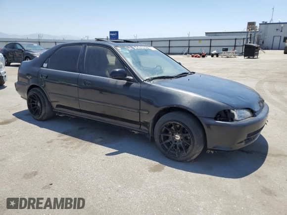 1992 Honda Civic z VIN JHMEH9694NS002319, wystawiony jako Copart lot #57676435 z przebiegiem 141 535 mil mil oraz Czysty tytuł • Clean title. Historia ofert i sprzedaży dostępna na DreamBid. Obrazek 4.