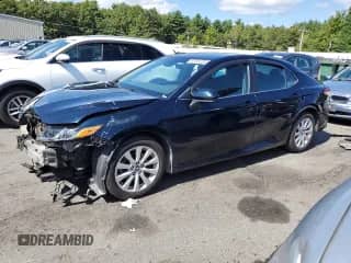2020 Toyota Camry LE with VIN 4T1C11AK9LU874324, listed as a Copart auction lot 80186235 with 154,948 mi miles and Non repairable. Bid and sale history available at DreamBid. Image 1.