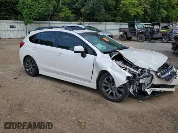 2014 Subaru Impreza Special Sports Limited with VIN JF1GPAS69EH296524, listed as a Copart auction lot 69997385 with 105,025 mi miles and Salvage title. Bid and sale history available at DreamBid. Image 4.
