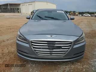 2015 Hyundai Genesis 3.8L with VIN KMHGN4JE4FU019004, listed as a Copart auction lot 64042934 with 163,006 mi miles and Salvage title. Bid and sale history available at DreamBid. Image 5.