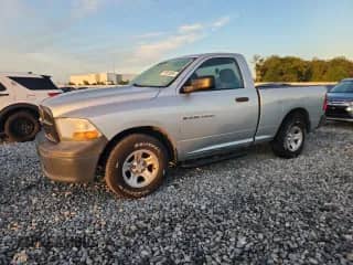 2012 Ram 1500 ST with VIN 3C6JD6AP4CG257631, listed as a Copart auction lot 71672055 with 283,195 mi miles and Salvage title. Bid and sale history available at DreamBid. Image 1.