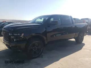 2025 Ram 1500 Warlock with VIN 1C6SRFGP6SN613760, listed as a Copart auction lot 87483584 with 116 mi miles and Salvage title. Bid and sale history available at DreamBid. Image 1.