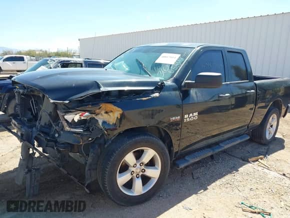 2015 Ram 1500 Express with VIN 1C6RR6FT7FS654662, listed as a IAAI auction lot 40817914 with 108,369 mi miles and . Bid and sale history available at DreamBid. Image 2.