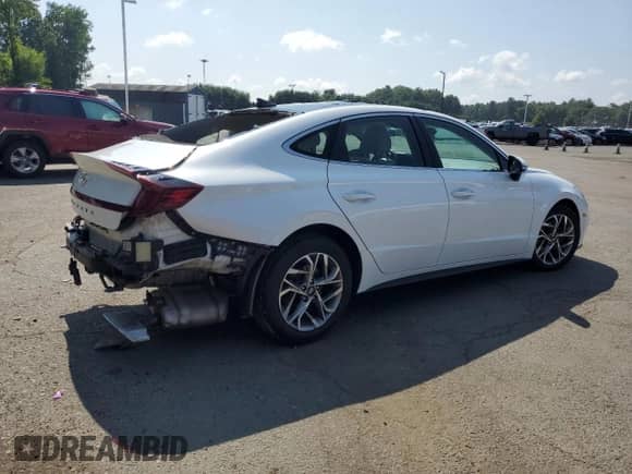 2021 Hyundai Sonata SEL with VIN KMHL14JA4MA160466, listed as a Copart auction lot 66268855 with 65,191 mi miles and Salvage title. Bid and sale history available at DreamBid. Image 3.