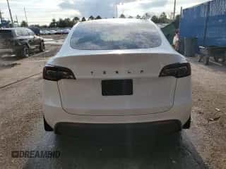 2023 Tesla Model Y Long Range with VIN 7SAYGAEE4PF863973, listed as a Copart auction lot 67838404 with 25,165 mi miles and Salvage title. Bid and sale history available at DreamBid. Image 6.