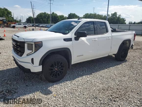 2023 GMC Sierra 1500 Elevation с VIN 1GTRUJEKXPZ291320, выставлен на аукционе Copart как лот 62110425 с пробегом 40 567 миль миль и Списание • Salvage title. История ставок и продаж доступна на DreamBid. Изображение 1.