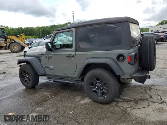 2022 Jeep Wrangler Sport с VIN 1C4GJXAG6NW271875, выставлен на аукционе Copart как лот 54939575 с пробегом 33 884 миль миль и Списание • Salvage title. История ставок и продаж доступна на DreamBid. Изображение 2.