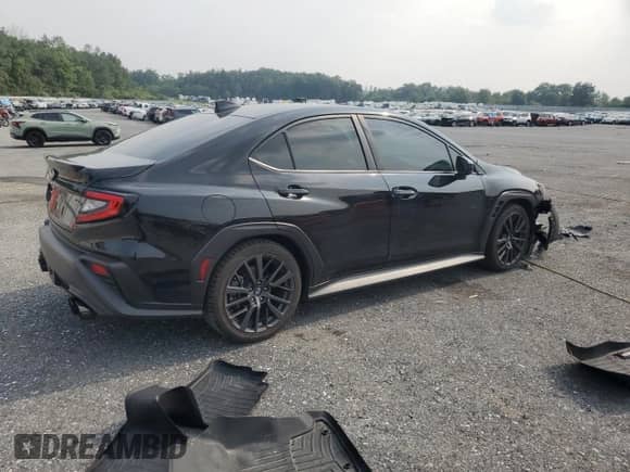 2022 Subaru WRX Premium with VIN JF1VBAF69N9023092, listed as a Copart auction lot 67676135 with 32,720 mi miles and Salvage title. Bid and sale history available at DreamBid. Image 3.