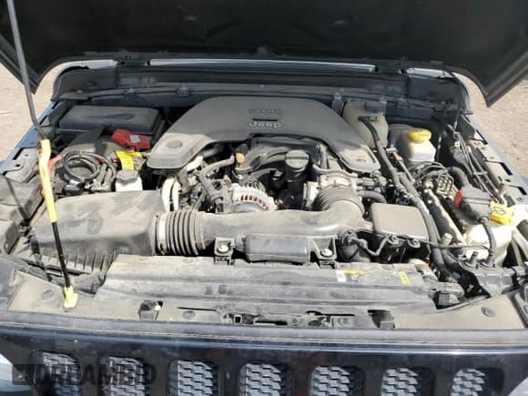 2021 Jeep Wrangler Unlimited Willys Sport with VIN 1C4HJXDG9MW788084, listed as a Copart auction lot 81259435 with 47,756 mi miles and Salvage title. Bid and sale history available at DreamBid. Image 11.