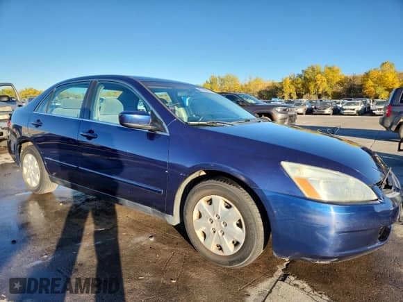 2003 Honda Accord LX with VIN 1HGCM56313A012951, listed as a Copart auction lot 87306655 with 136,675 mi miles and Salvage title. Bid and sale history available at DreamBid. Image 4.