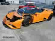 2023 Lamborghini Huracan с VIN ZHWUT5ZF5PLA22589, выставлен на аукционе Copart как лот 80068995 с пробегом 14 519 миль миль и Списание • Salvage title. История ставок и продаж доступна на DreamBid. Изображение 1.