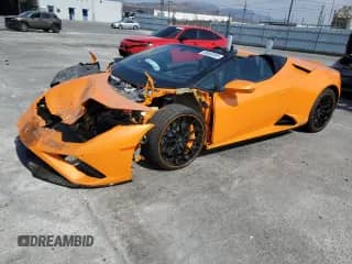 2023 Lamborghini Huracan с VIN ZHWUT5ZF5PLA22589, выставлен на аукционе Copart как лот 80068995 с пробегом 14 519 миль миль и Списание • Salvage title. История ставок и продаж доступна на DreamBid. Изображение 1.