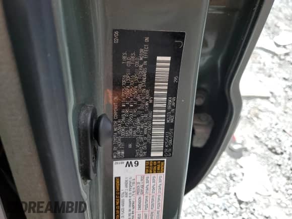 2006 Toyota Highlander w/3rd Row z VIN JTEDP21A360110660, wystawiony jako Copart lot #85710075 z przebiegiem 206 031 mil mil oraz Szkoda całkowita • Salvage title. Historia ofert i sprzedaży dostępna na DreamBid. Obrazek 14.