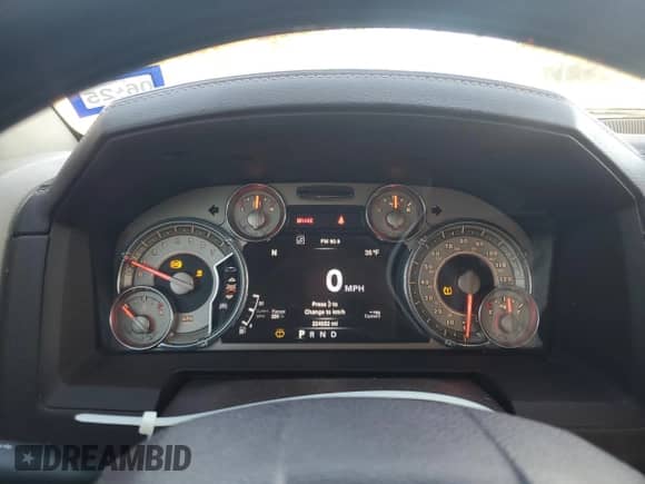 2013 Ram 1500 Longhorn with VIN 1C6RR7WTXDS663083, listed as a Copart auction lot 83121184 with 224,052 mi miles and Salvage title. Bid and sale history available at DreamBid. Image 9.