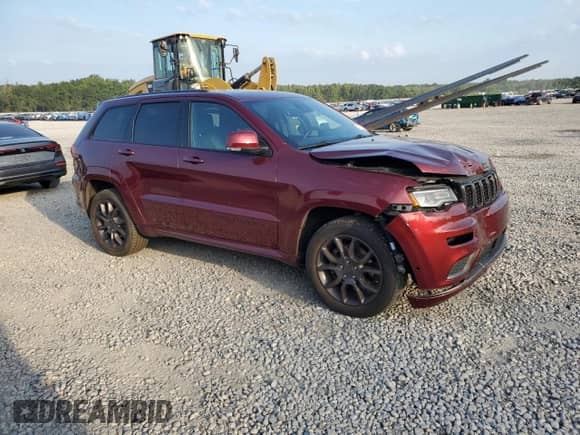 2021 Jeep Grand Cherokee High Altitude with VIN 1C4RJFCG8MC670528, listed as a Copart auction lot 80010375 with 83,367 mi miles and Salvage title. Bid and sale history available at DreamBid. Image 4.