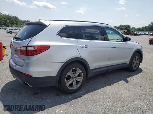 2014 Hyundai Santa Fe Limited with VIN KM8SNDHF1EU061203, listed as a Copart auction lot 65935795 with 110,098 mi miles and Salvage title. Bid and sale history available at DreamBid. Image 3.