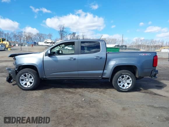 2021 Chevrolet Colorado 4WD LT with VIN 1GCGTCEN5M1294085, listed as a IAAI auction lot 41752482 with 20,163 mi miles and . Bid and sale history available at DreamBid. Image 14.